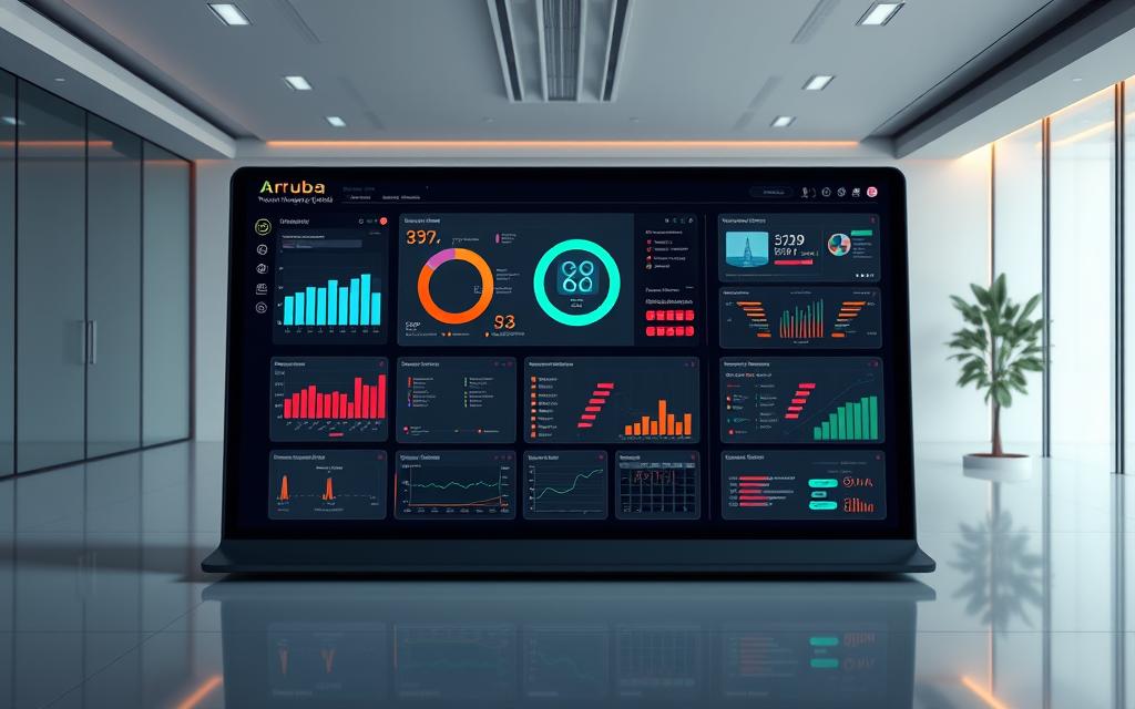 Aruba network management tools dashboard
