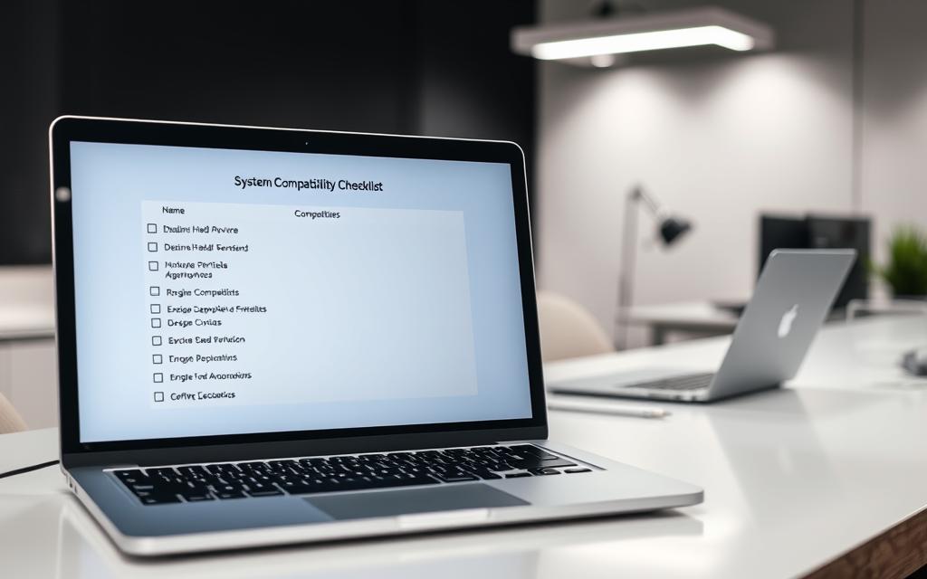 system compatibility checklist